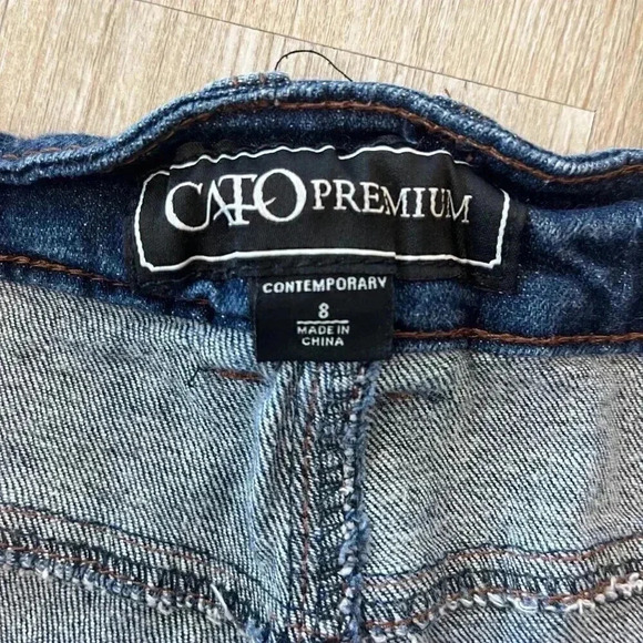 Womens Cato Premium Distressed Denim Jeans - 8 - Picture 8 of 8